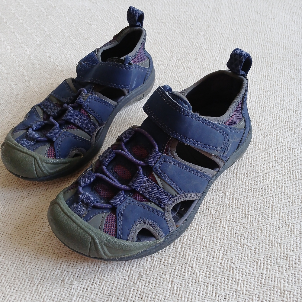 l.l bean ♡ blue sandals water kids toddlers 11 summer beach trail hike camping